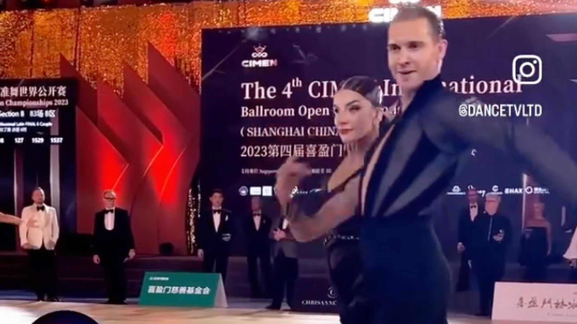 Congratulations to champions Troels Bager and Ina Jeliazkova at the Cimen Open International Professional Latin Championship in Shanghai! 🏆💃🕺 #